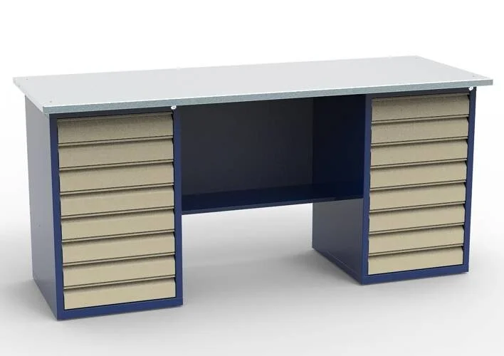 Верстак слесарный двухтумбовый СВ-2Т.08.08.19