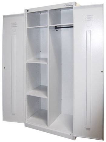 Фото - шкаф металлический универсальный - шму 22-600 для хранения сменной одежды в офисных помещениях