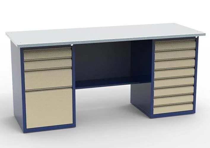 Верстак слесарный двухтумбовый СВ-2Т.04.08.19