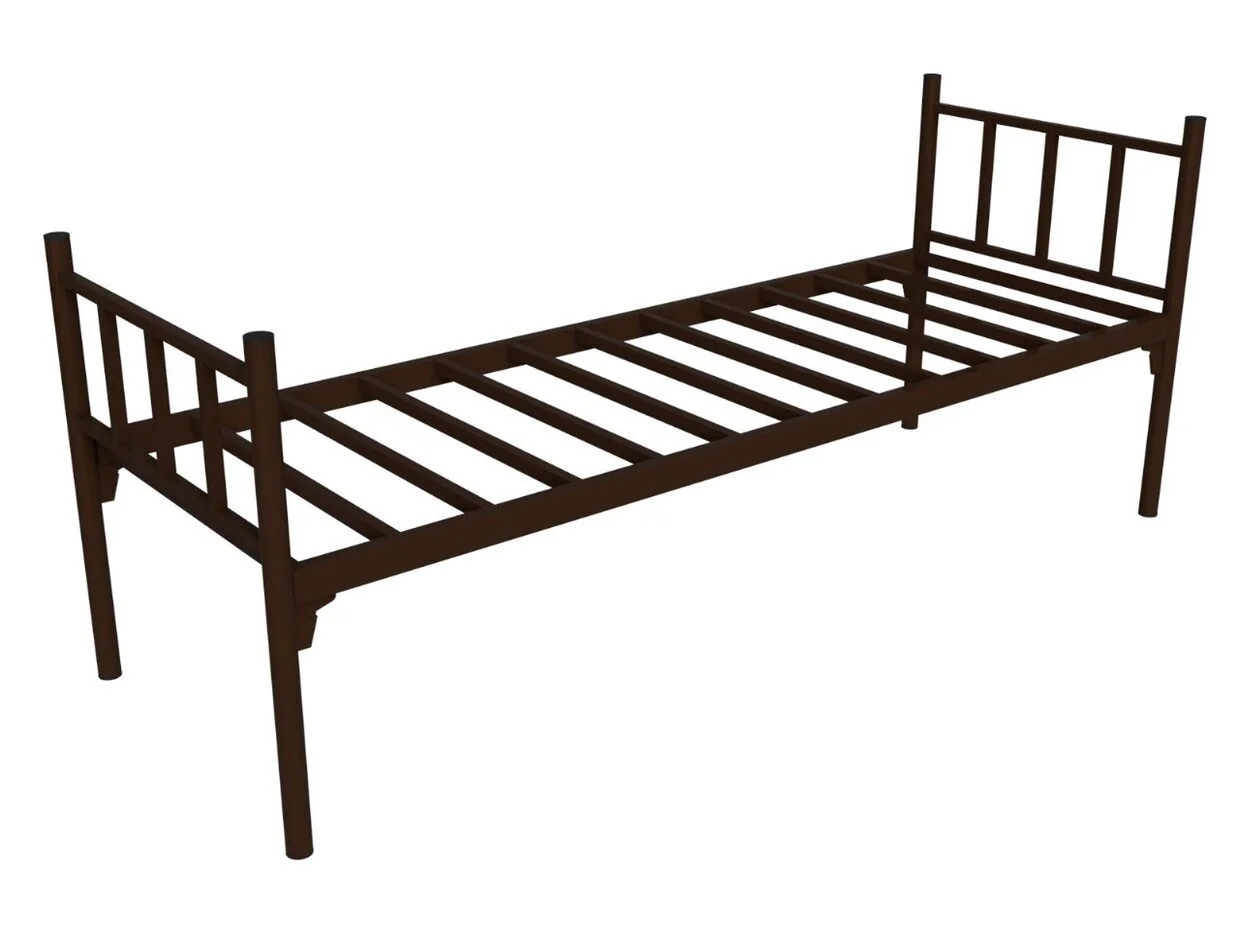 Фото кровать металлическая арсенал-1/190х90 коричневая