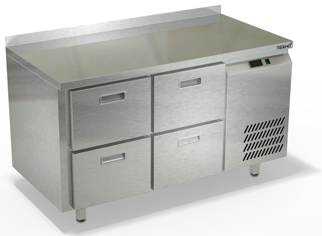 Морозильный стол боковой агрегат столешница нержавеющая сталь борт СПБ/М-223/04-1307 (1390x700x850 мм)
